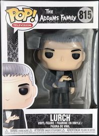 Pop! Television Lurch figure from The Addams Family, 2019 release by Ralphie's Funhouse, showing Lurch's tall figure and detailed costume.
