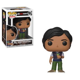 Pop! Television figure of Raj Koothrappali with Martini from The Big Bang Theory, 2019 release by Ralphie's Funhouse.