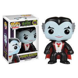 Funko Pop! Television Grandpa Munster figure from The Munsters series, featuring Grandpa with his signature look and detailed design.