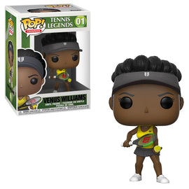 Pop! Tennis Venus Williams collectible figure by Ralphie's Funhouse, featuring Venus Williams in tennis pose