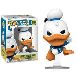 Angry Donald Duck Pop! Vinyl figure from Disney's animated character series, featuring detailed cartoon-style design.