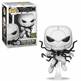Pop! Vinyl Marvel Poison Spider-Man figure by Ralphie's Funhouse, featuring Spider-Man in a Poison-themed design with exclusive details.