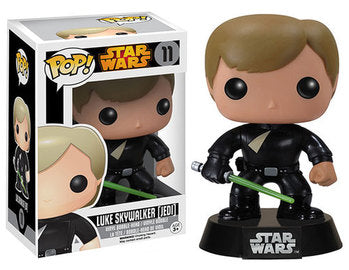 Star Wars Pop! Vinyl figure of Luke Skywalker Jedi in black box, 2015 release, from Ralphie's Funhouse collection