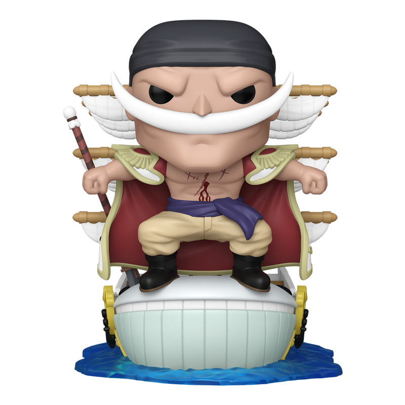 Funko Pop! Deluxe Whitebeard with Moby Dick from One Piece, Funko Shop Exclusive, collectible figure, detailed character model.