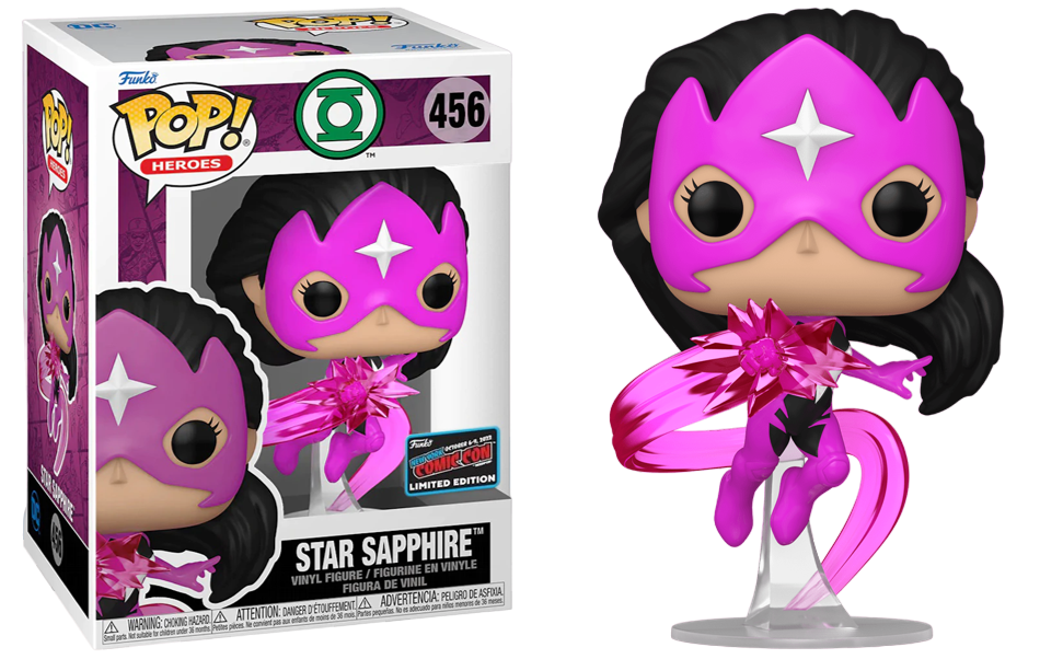 Star Sapphire gemstone from Ralphie's Funhouse showcasing a brilliant blue star pattern and smooth polished surface.