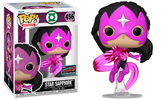 Star Sapphire vinyl art toy from Ralphie's Funhouse featuring a vibrant, starry design with bold colors and detailed craftsmanship.