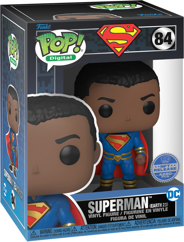 Superman Earth 23 comic book featuring Superman in a dynamic action pose, from Ralphie's Funhouse collection.