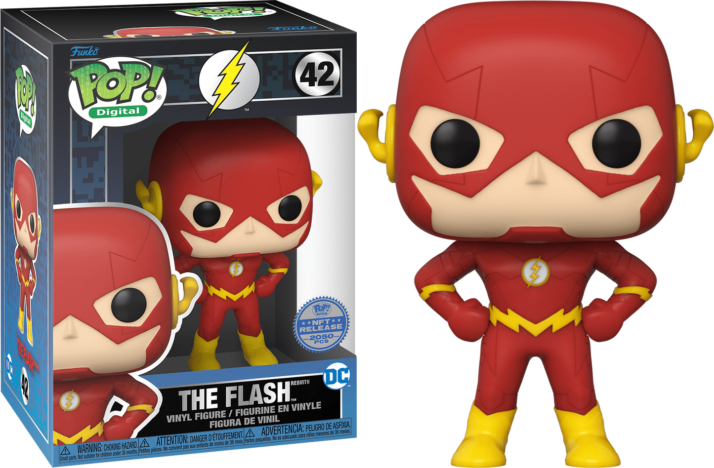 Cover art for The Flash Rebirth comic book by Ralphie's Funhouse, featuring The Flash in a dynamic action pose.