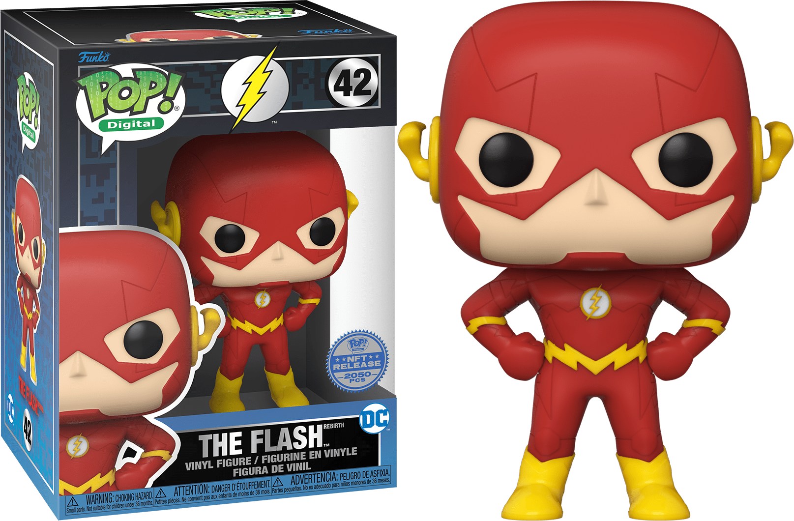Cover art for The Flash Rebirth comic book by Ralphie's Funhouse, featuring The Flash in a dynamic action pose.