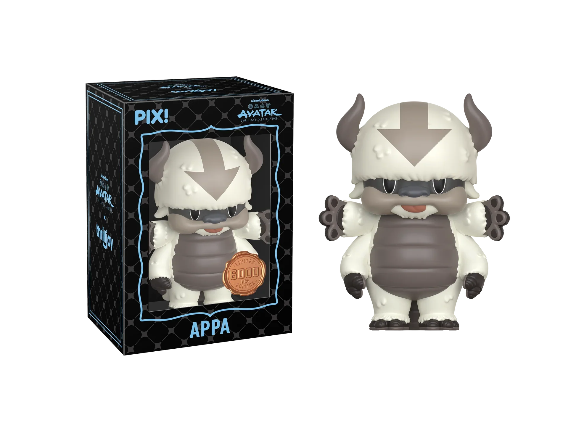Avatar The Last Airbender Appa PIX vinyl figure by Ralphie's Funhouse, detailed Appa character collectible with chase variant.
