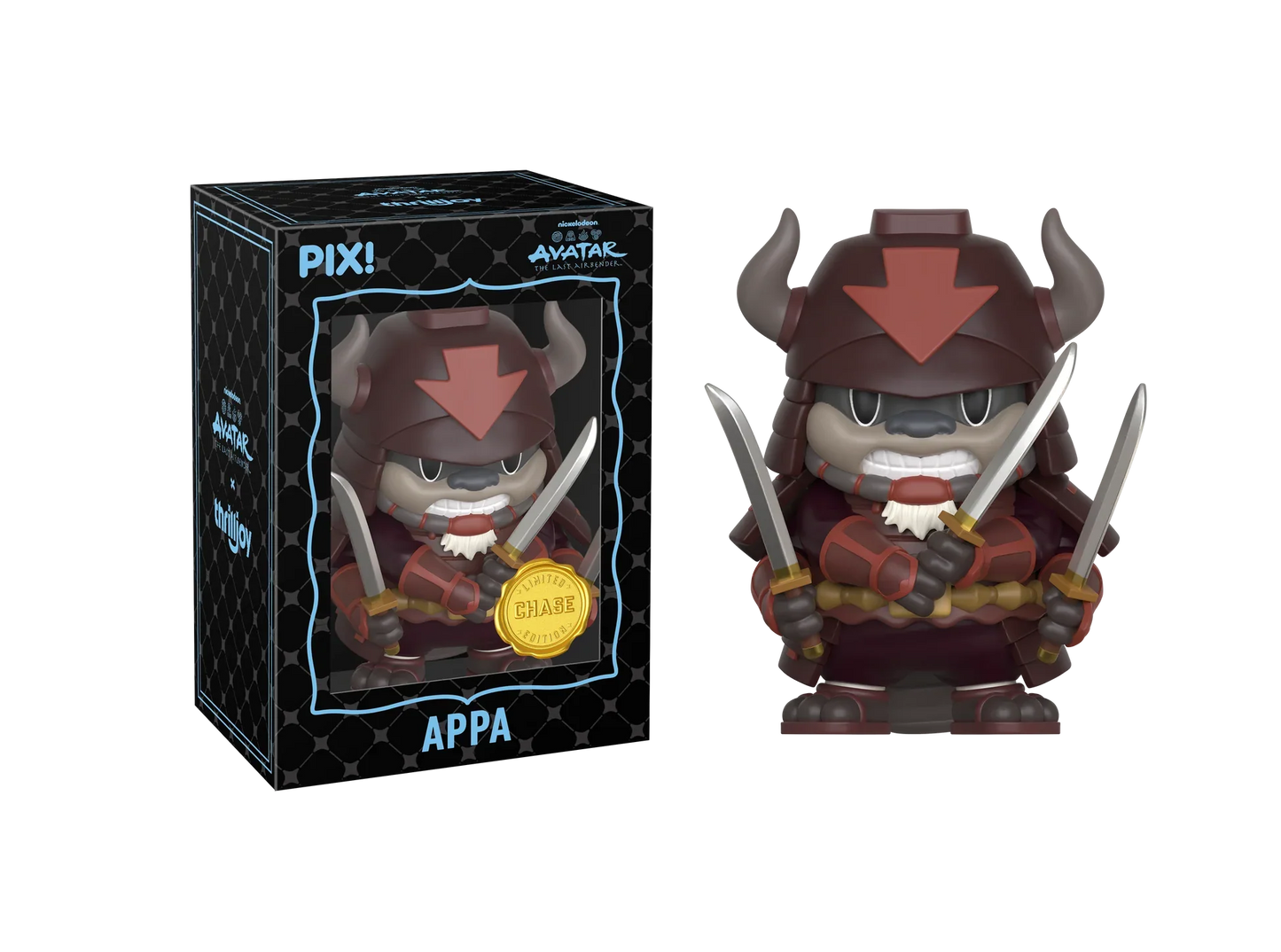 Avatar The Last Airbender Appa vinyl figure by Ralphie's Funhouse, detailed PIX collectible with a rare chase option.