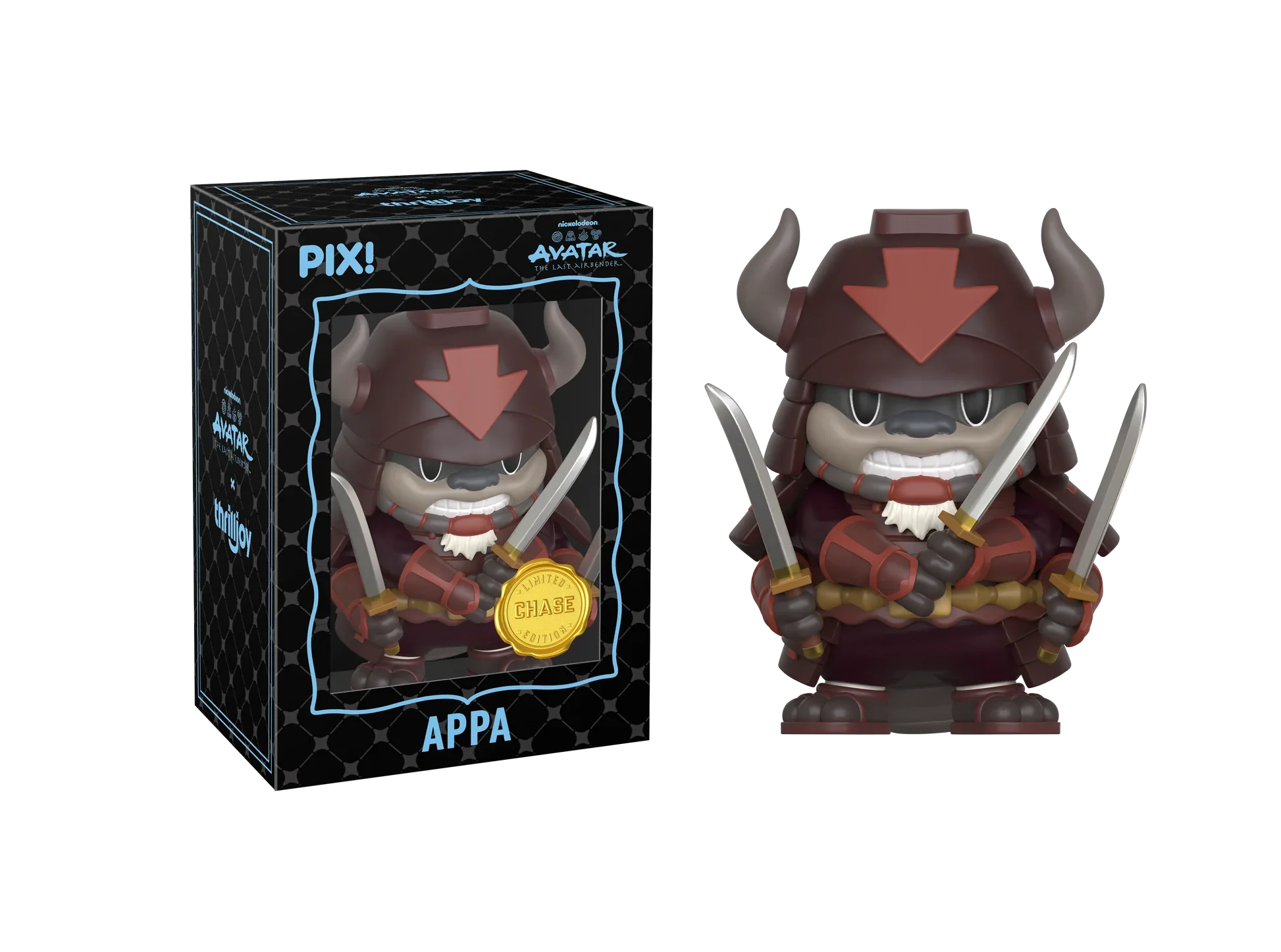 Avatar The Last Airbender Appa vinyl figure by Ralphie's Funhouse, detailed PIX collectible with a rare chase option.