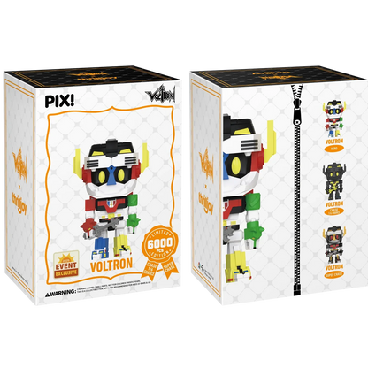 Thrilljoy exclusive Voltron Defender of the Universe PIX vinyl figure from Ralphie's Funhouse, featuring detailed design and collectible appeal.