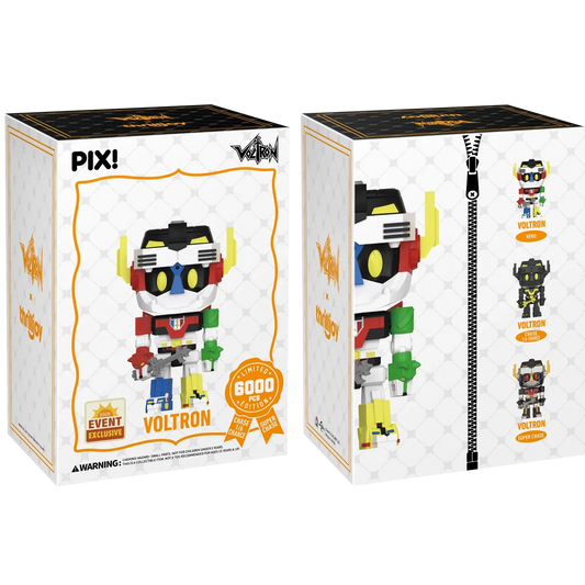 Pix vinyl figure of Voltron Defender of the Universe by Ralphie's Funhouse, detailed design, standing pose, collectible toy, exclusive edition