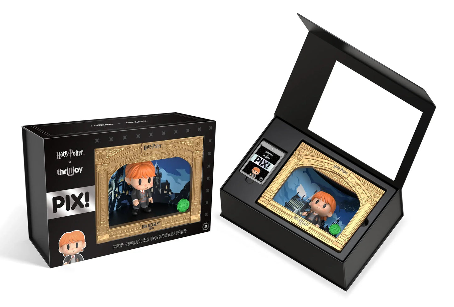 Ron Weasley vinyl figure from Harry Potter and the Wizarding World by Ralphie's Funhouse, featuring detailed classic PIX design.