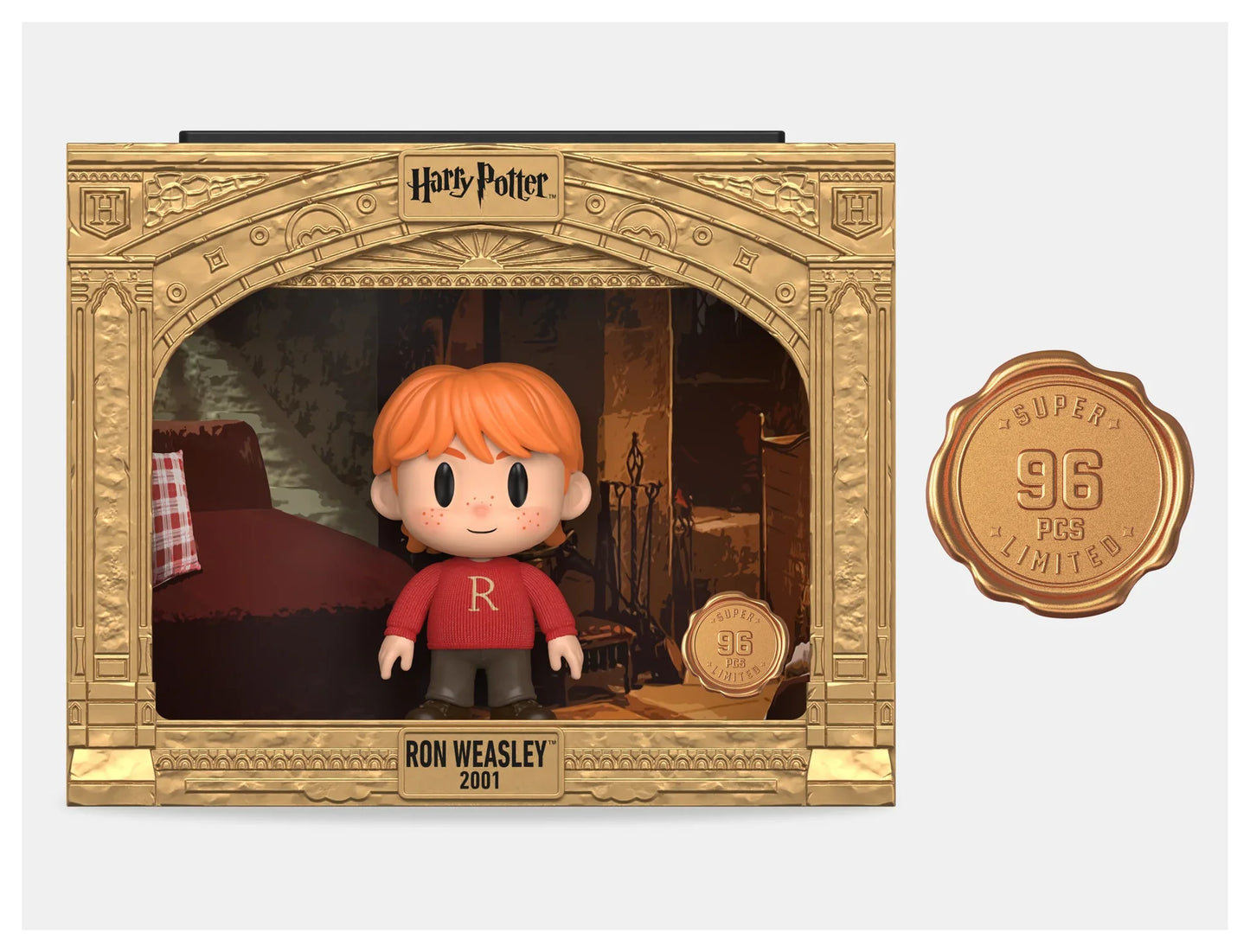 Ron Weasley vinyl figure from Harry Potter and the Wizarding World by Ralphie's Funhouse, featuring a chase edition in classic PIX style.