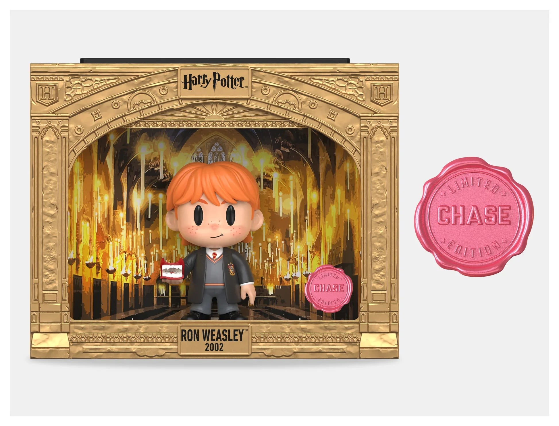 Ron Weasley vinyl figure from Harry Potter Wizarding World by Ralphie's Funhouse, classic PIX style with a chance of Chase variant.