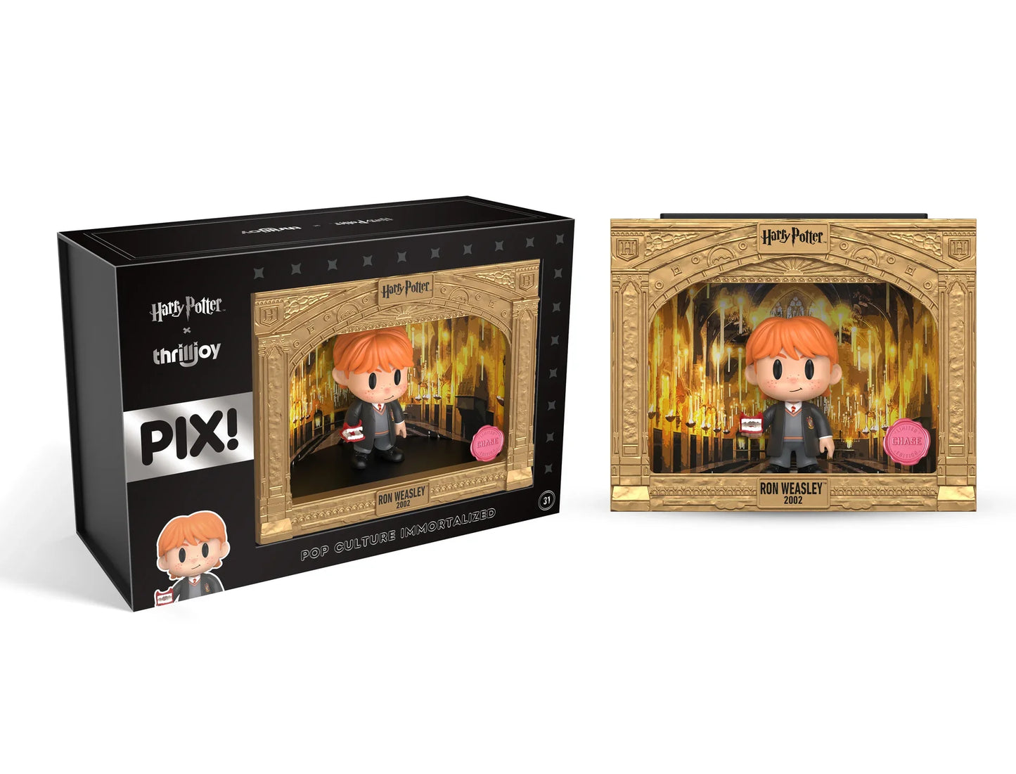 Ron Weasley vinyl figure from Harry Potter and the Wizarding World by Ralphie's Funhouse, featuring a classic design and Chase variant.