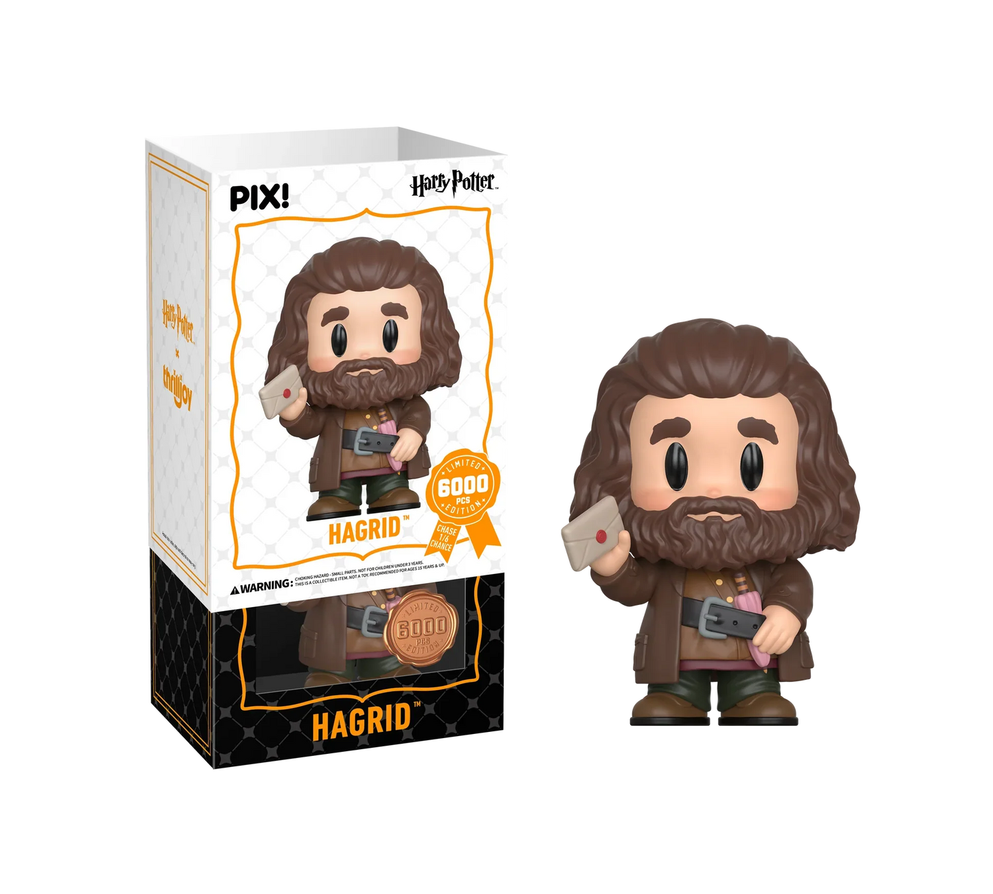 Rubeus Hagrid vinyl figure from Harry Potter Wizarding World by Ralphie's Funhouse, detailed collectible with Chase variation.