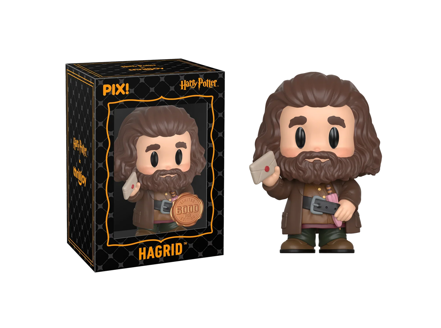 Rubeus Hagrid vinyl figure from Harry Potter and The Wizarding World by Ralphie's Funhouse, detailed collectible toy with chase variant.