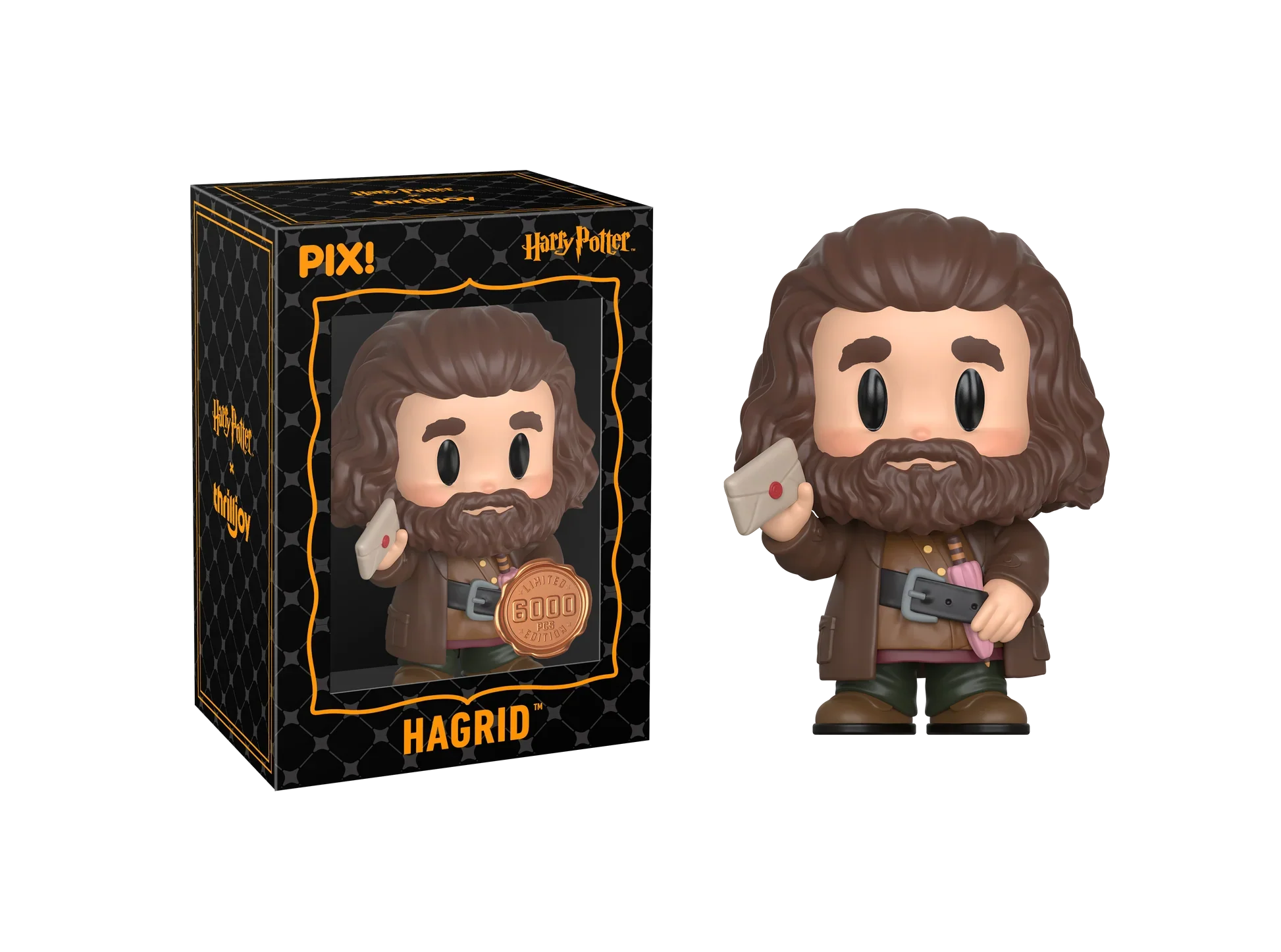 Rubeus Hagrid vinyl figure from Harry Potter and The Wizarding World by Ralphie's Funhouse, detailed collectible toy with chase variant.