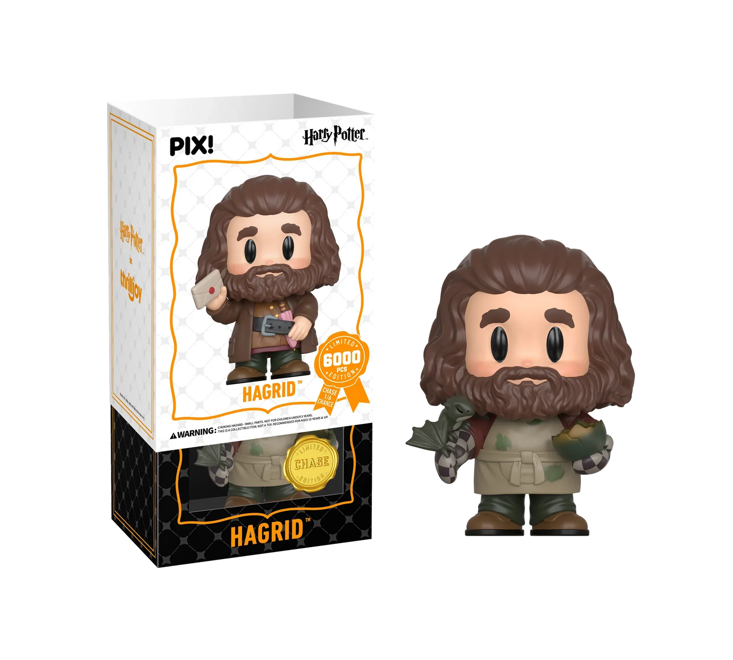 Rubeus Hagrid vinyl figure from Harry Potter and The Wizarding World by Ralphie's Funhouse, detailed collectible with exclusive design.