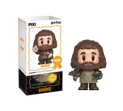Rubeus Hagrid vinyl figure from Harry Potter and The Wizarding World by Ralphie's Funhouse, detailed collectible with exclusive design.