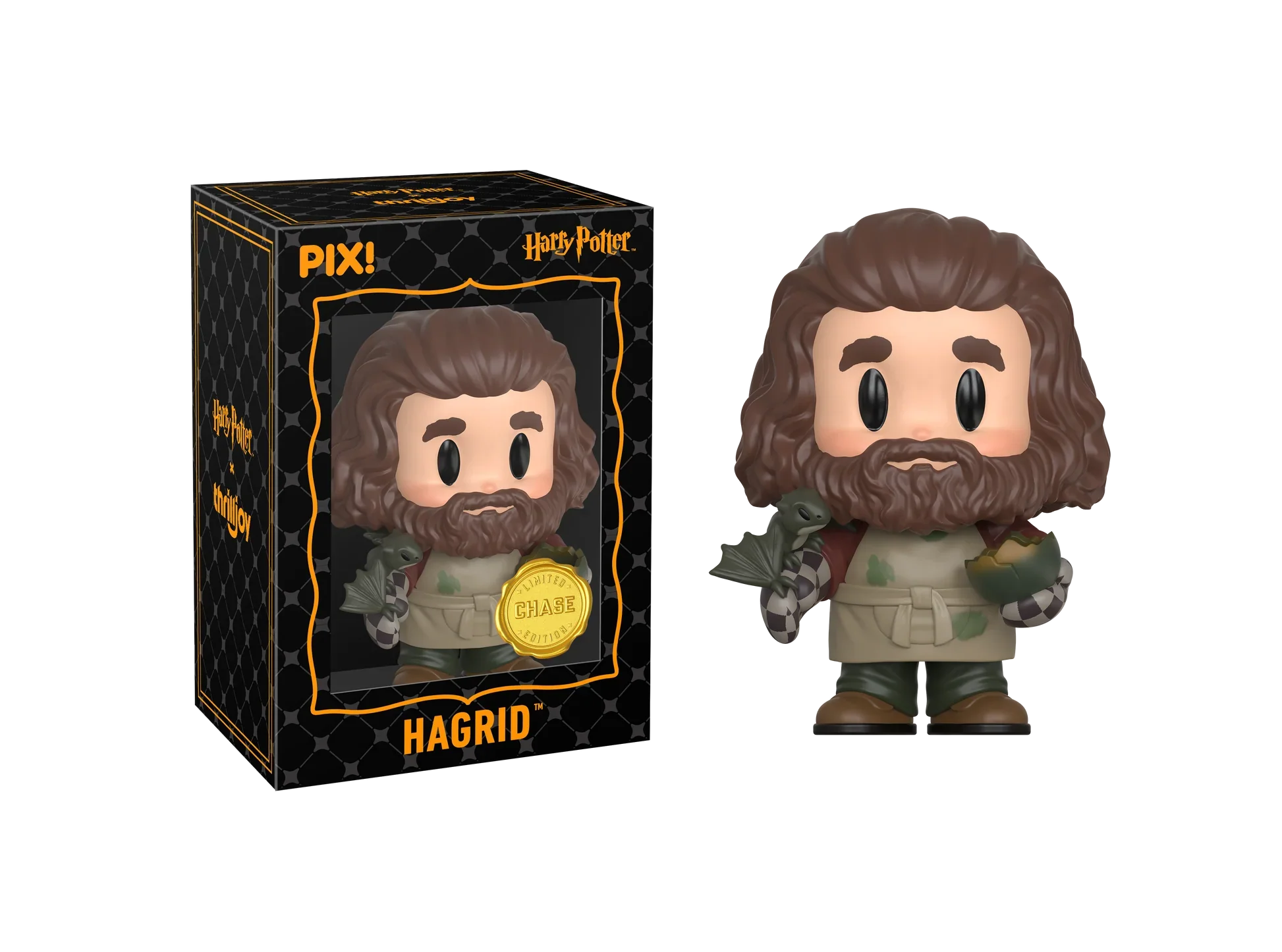 Rubeus Hagrid vinyl figure from Harry Potter and The Wizarding World, LE6000 PIX collectible with 1 in 6 chance at chase variant.