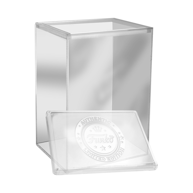 Black light Thundercats Mumm-Ra Funko Pop! figure with protective display case, detailed and vibrant collectible toy.