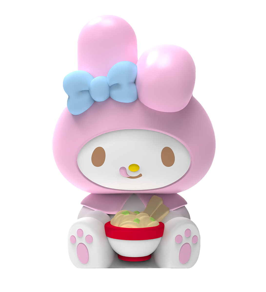 Funmaker Inc. ROKIMOTO x Hello Kitty Series #1 collectible figure in a sealed blind cup from Ralphie's Funhouse.