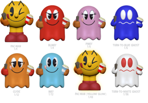 Funmaker Inc. ROKIMOTO x Pac-Man Series #1 collectible toy sealed in blind cup by Ralphie's Funhouse, arriving Fall 2026.