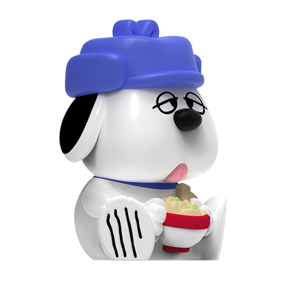 Ralphie's Funhouse ROKIMOTO x Peanuts Series #2 collectible toy in a sealed blind cup, arriving Fall 2026