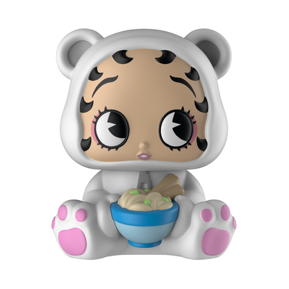 Blind cup sealed collectible featuring Funmaker Inc. ROKIMOTO x Betty Boop Series #1 by Ralphie's Funhouse, arriving summer 2026.