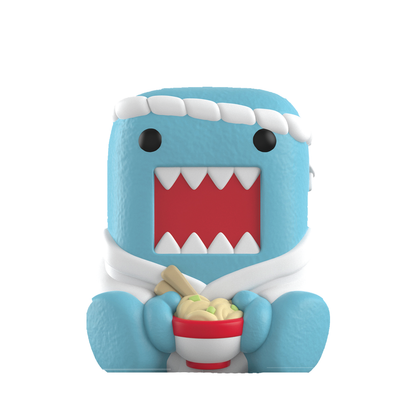 Sealed Funmaker Inc. ROKIMOTO x DOMO Series One blind cup featuring colorful Domo character design, collectible and fun.