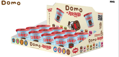 Ralphie's Funhouse Funmaker Inc. ROKIMOTO x DOMO Series One blind cup, sealed collectible toy in packaging