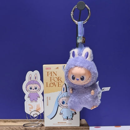 Ralphie's Funhouse Popmart Labubu Pin for Love, sealed blind box with letter options, collectible accessory, in stock.