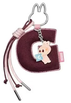 Ralphie's Funhouse Popmart Pin for Love Series letter P pendant blind box, sealed collectible jewelry with alphabet design.