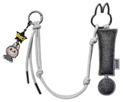 Sealed blind box containing a Ralphie's Funhouse Popmart Love Series letter P pendant pin, available in select letters.