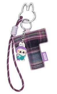 Sealed blind box featuring Ralphie's Funhouse POPMART Love Series letter P pendant pin in a colorful package.