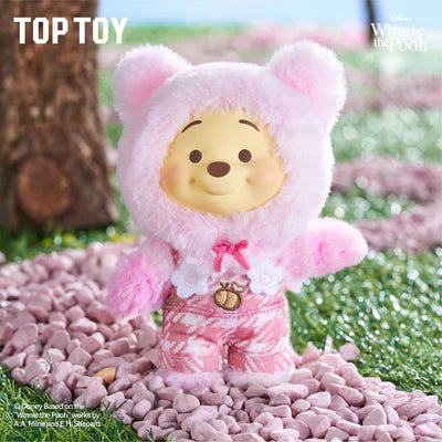 In-stock MINISO Disney Winnie the Pooh Candy Series plush blind box by Ralphie's Funhouse, sealed and featuring collectible Winnie the Pooh plush.