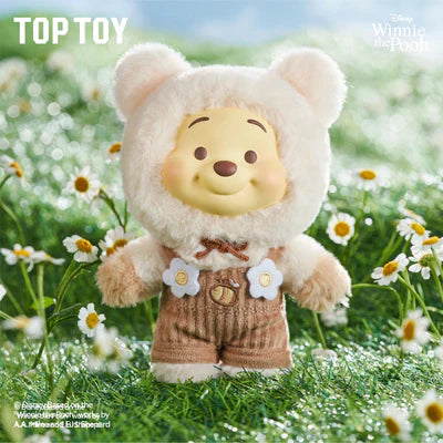 Sealed Miniso Disney Winnie the Pooh Candy Series plush blind box by Ralphie's Funhouse featuring colorful Pooh character design.