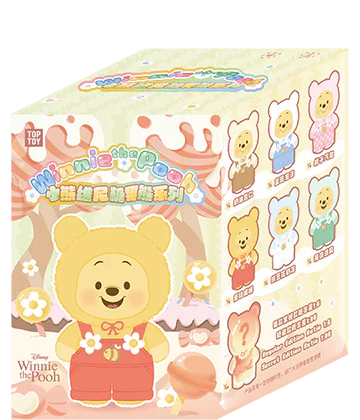 Sealed Disney Winnie the Pooh Candy Series plush blind box by MINISO with colorful packaging inside Ralphie's Funhouse.