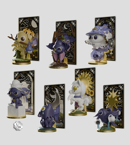 Sealed Kaleidos Creative Wild Magic Tarot blind box by Ralphie's Funhouse, featuring colorful mystical tarot card design.