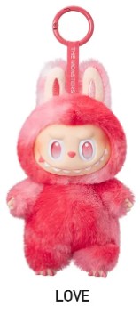 Sealed POPMART Big into Energy Series Vinyl Plush Pendant Blind Box featuring Labubu character from Ralphie's Funhouse.