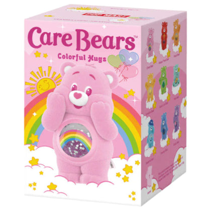 Sealed Ralphie's Funhouse POPMART Care Bears Colorful Hugs Series blind box figure in packaging.