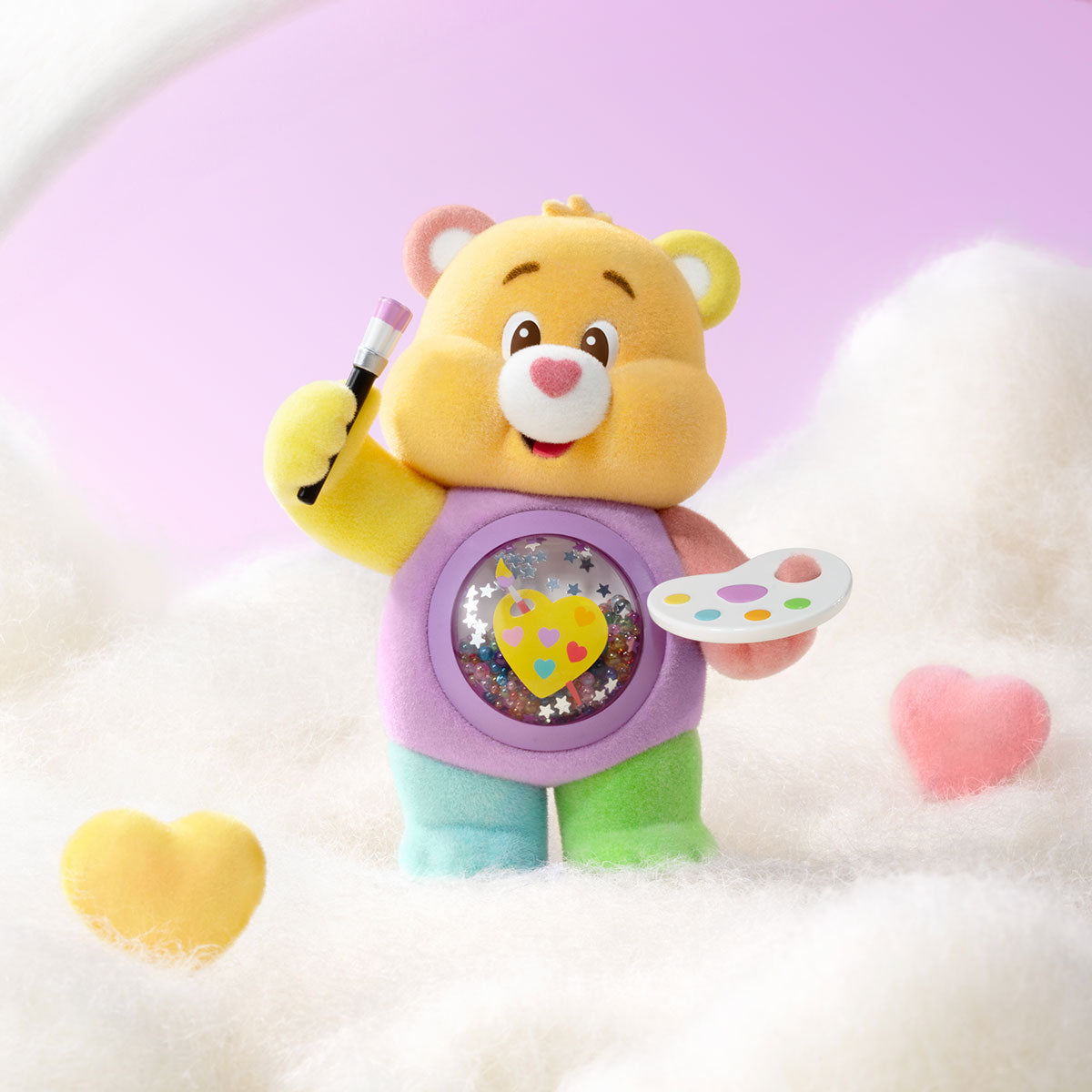 Sealed Ralphie's Funhouse POPMART Care Bears Colorful Hugs Series blind box figure in stock, featuring vibrant Care Bears characters.