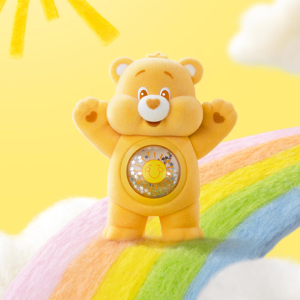 Sealed Ralphie's Funhouse POPMART Care Bears Colorful Hugs Series blind box figure in vibrant colors