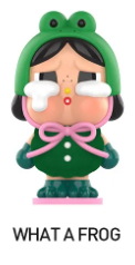 Blind box image featuring Crybaby crying again series figures by Ralphie's Funhouse, with colorful packaging and collectible characters.