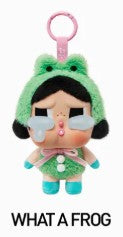 Sealed Ralphie's Funhouse POPMART Crybaby Crying Again vinyl face plush blind box in original packaging.