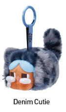 Sealed blind box featuring Popmart Crybaby Wild But Cutie Series vinyl plush pendant, from Ralphie's Funhouse.